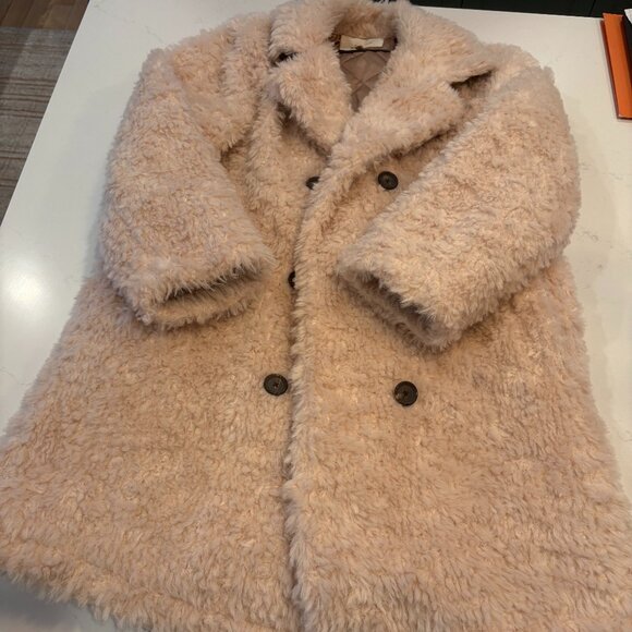 THE GREAT. Jackets & Blazers - The GREAT. New, no tags. The Vintage Plush Coat in Pale Blush Size 1